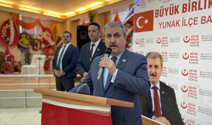 BBP Genel Başkanı Destici, Konya’da konuştu