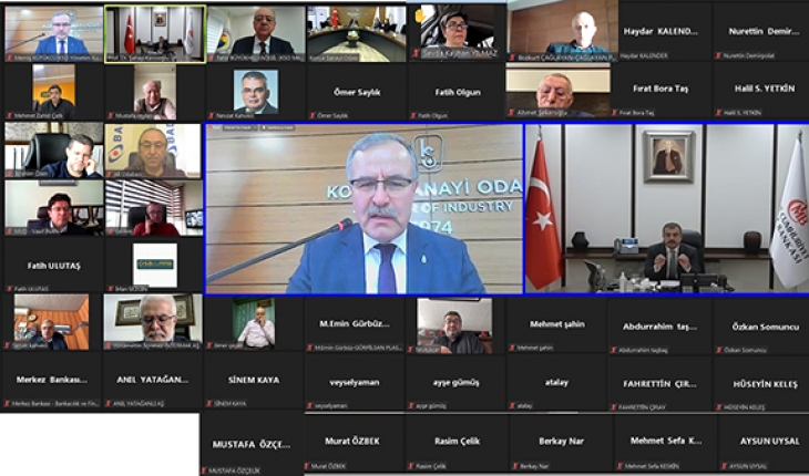 Merkez Bankası Başkanı Kavcıoğlu, Konyalı sanayicilerle bir araya geldi