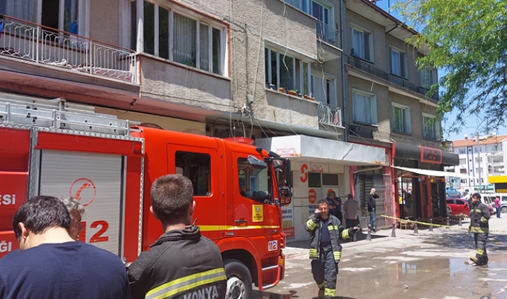 Konya'da ev yangını: 1 ölü, 4 yaralı