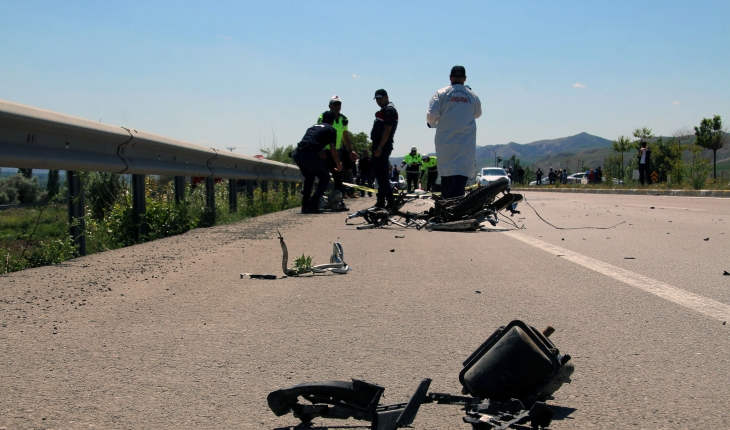 Otomobil ile çarpışan motosikletin sürücüsü öldü