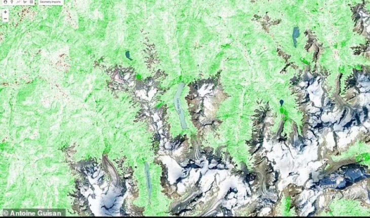 Küresel ısınma, Alpler'in karlı görüntüsünü değiştirdi