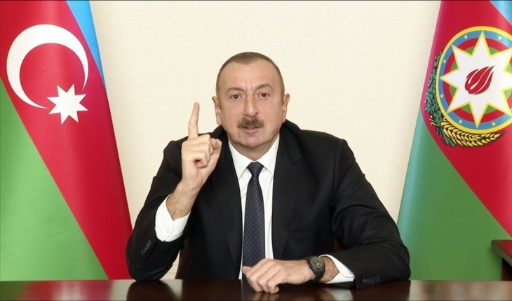Aliyev’den, Karabağ için statü talep eden Ermenistan’a uyarı