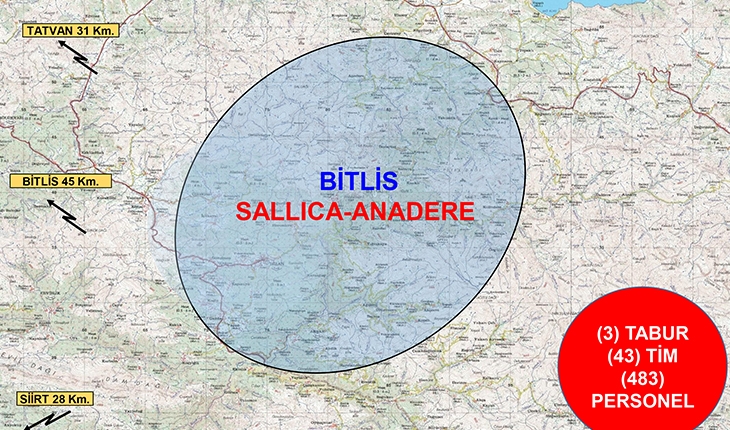Bitlis’te Eren Abluka-24 operasyonu başladı