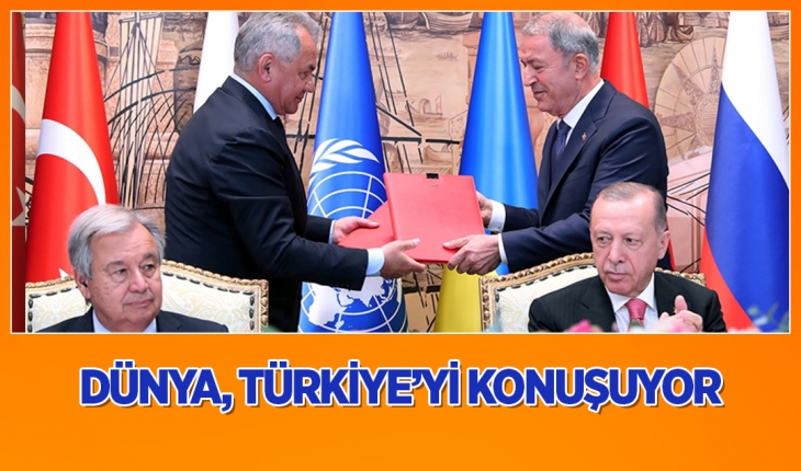 Dünya, tahıl koridoru anlaşması için Türkiye’yi tebrik etti