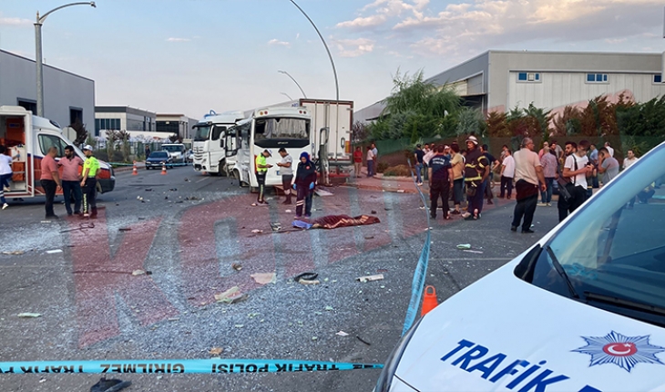 Konya’da işçi servisi ile tır çarpıştı: 1 ölü ve 25 yaralı!