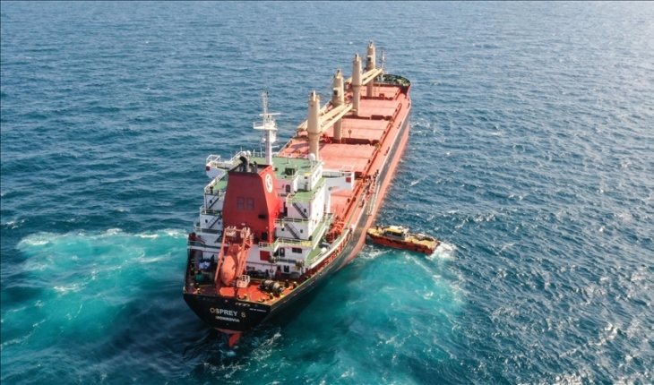Ukrayna’dan tahıl alacak gemi İstanbul’dan hareket etti