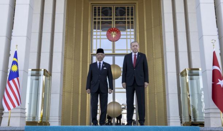Malezya Kralı Sultan Abdullah Şah Ankara'da