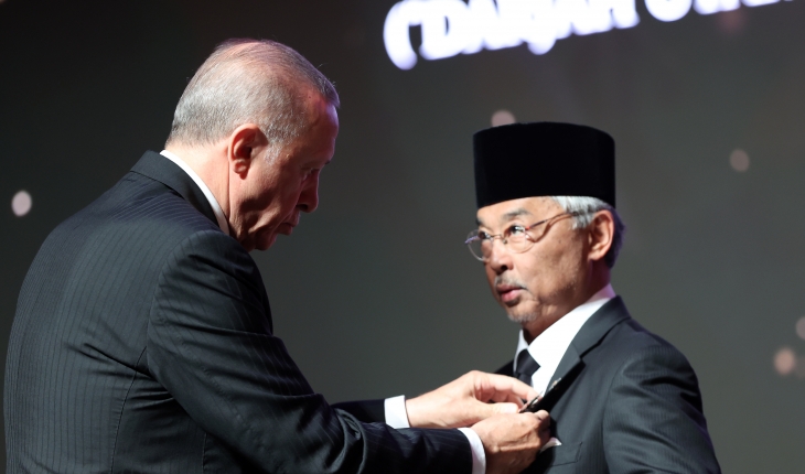 Cumhurbaşkanı Erdoğan’dan Malezya Kralı’na Devlet Nişanı