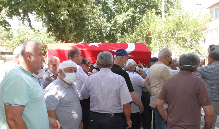 Kore gazisi Mustafa Usta'nın cenazesi Konya'da toprağa verildi
