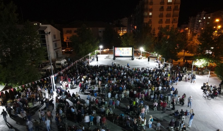 Seydişehir'de Açık Hava Sinema Günleri sona erdi