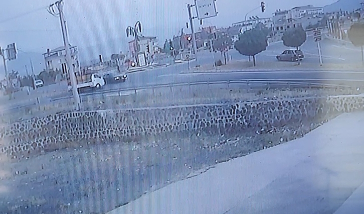 Gaziantep'teki kazayı güvenlik kamerası kaydetti