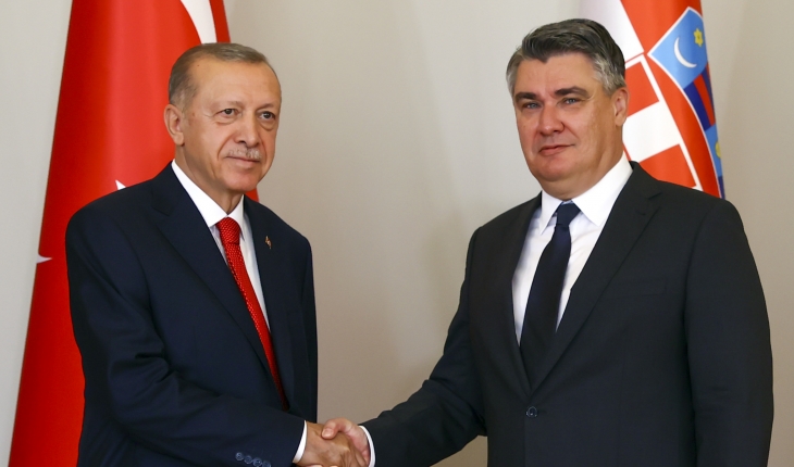 Cumhurbaşkanı Erdoğan, Hırvatistan Cumhurbaşkanı Milanovic’le görüştü