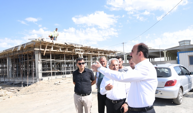Başkan Altay, Akşehir Hayvan Barınağı ve Bakımevi inşaatını inceledi