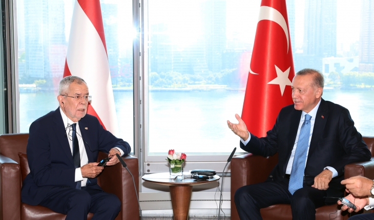 Cumhurbaşkanı Erdoğan Van der Bellen ile görüştü