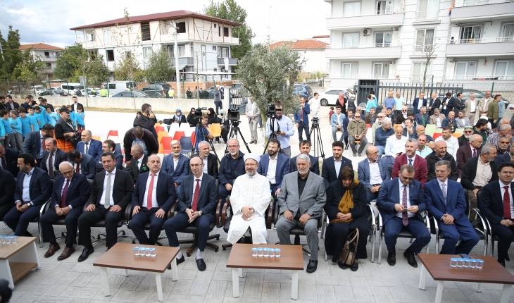Diyanet İşleri Başkanı Erbaş, Sakarya'da cami açılışına katıldı