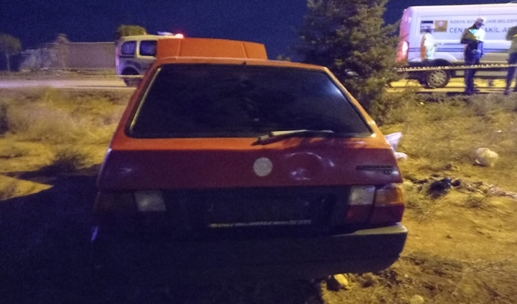Yoldan çıkan araç devrildi: Sürücü olay yerinde hayatını kaybetti