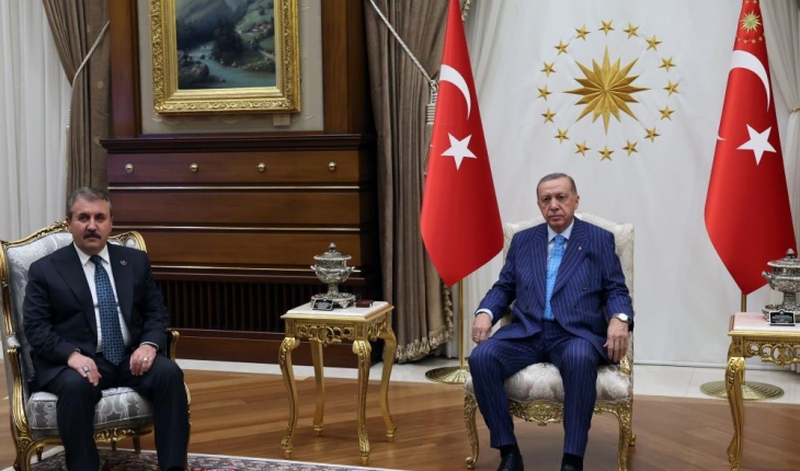 Cumhurbaşkanı Erdoğan, BBP Genel Başkanı Destici’yi kabul etti
