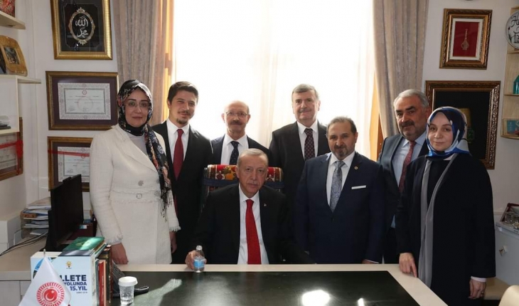 Konya Milletvekilleri Cumhurbaşkanı Erdoğan ile bir araya geldi 