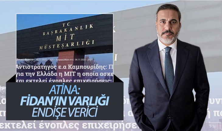 Yunan Korgeneral Kambouridis: Hakan Fidan’ın varlığı endişe verici