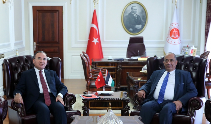 Adalet Bakanı Bozdağ, Filistin Adalet Bakanı Shalaldeh ile görüştü