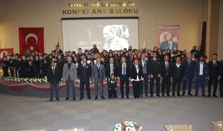 Kulu’da 10 Kasım Gazi Mustafa Kemal Atatürk’ü Anma Programı
