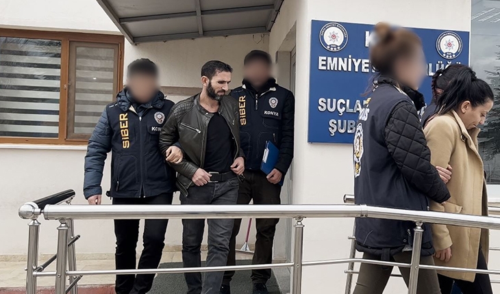 Konya’da internet dolandırıcılarına operasyon: 4 tutuklama