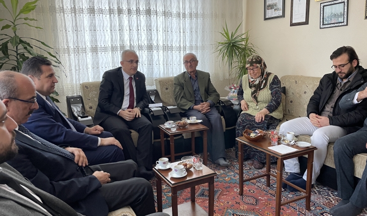 Şehit Yakınları ve Gaziler Genel Müdürü Yalçından, Konya’da şehit ailesini ziyaret