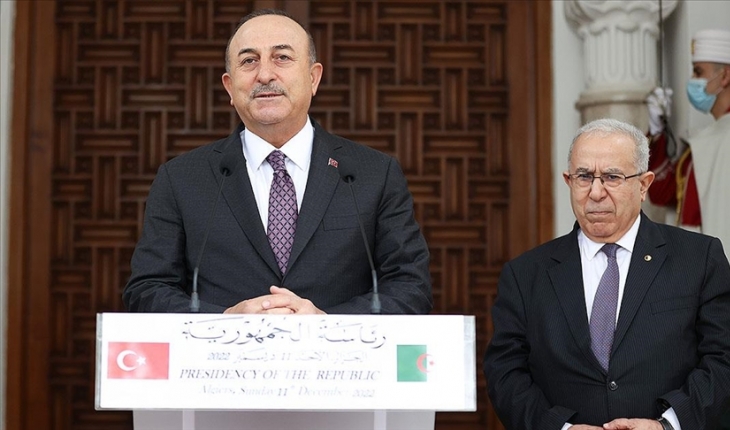 Bakan Çavuşoğlu: Filistin konusunda Cezayir'le aynı çizgideyiz