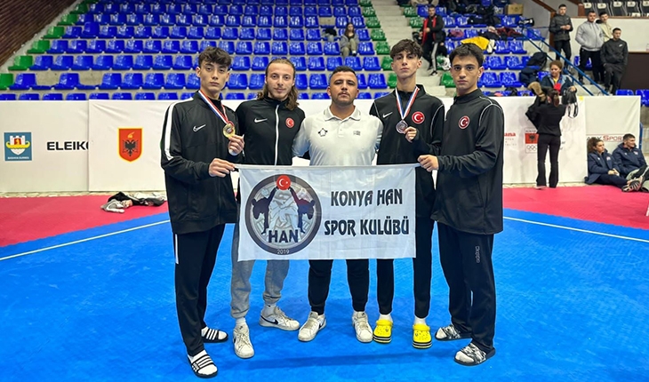Konya Han Spor’dan Balkan şampiyonasında iki madalya