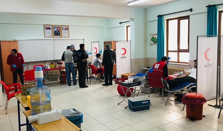 Altınekin’de kan bağışı kampanyası düzenlendi