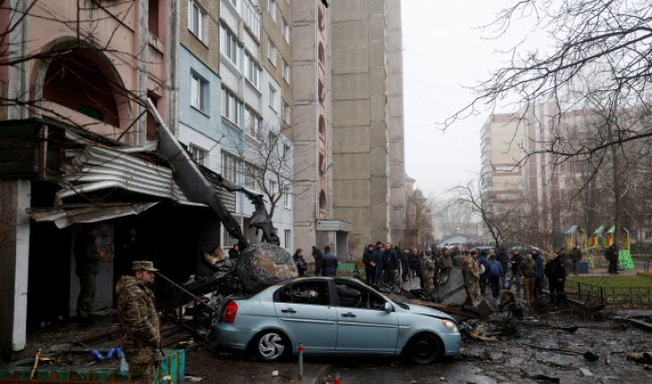 Ukrayna’da helikopter kazası: İçişleri Bakanı öldü