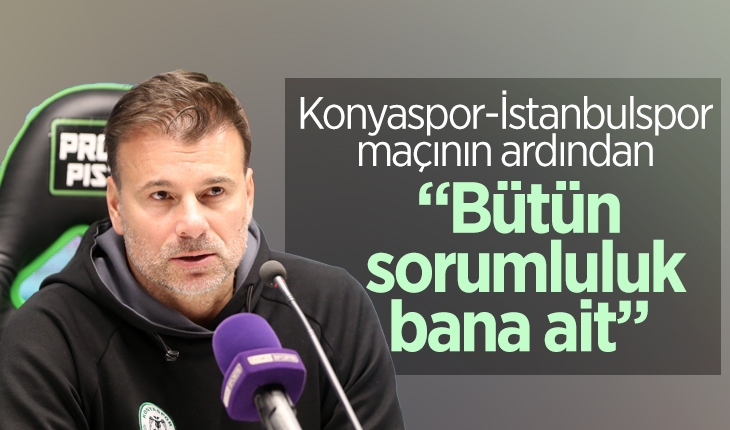 Maç sonrası Konyaspor Teknik Direktörü Stanojevic'in açıklaması