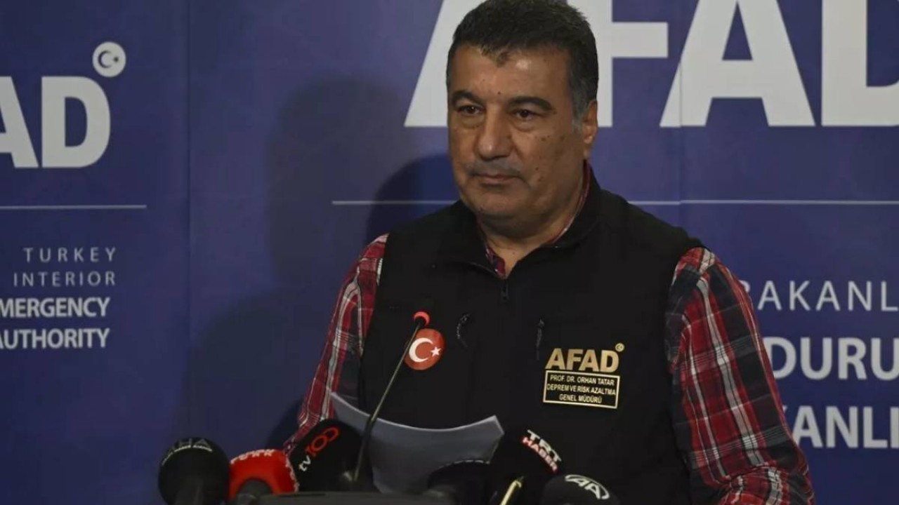 AFAD Genel Müdürü Orhan Tatar, depremle ilgili açıklamalarda bulundu