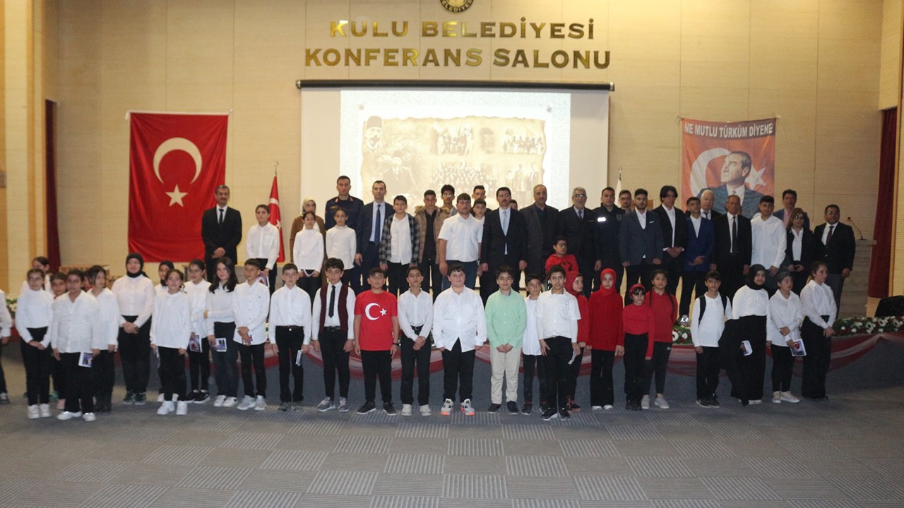 Kulu'da İstiklal Marşı'nın kabulü ve Mehmet Akif Ersoy'u anma programı
