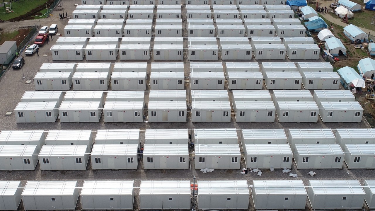 6 bin kişinin barınacağı konteyner kentlerde son aşamaya gelindi