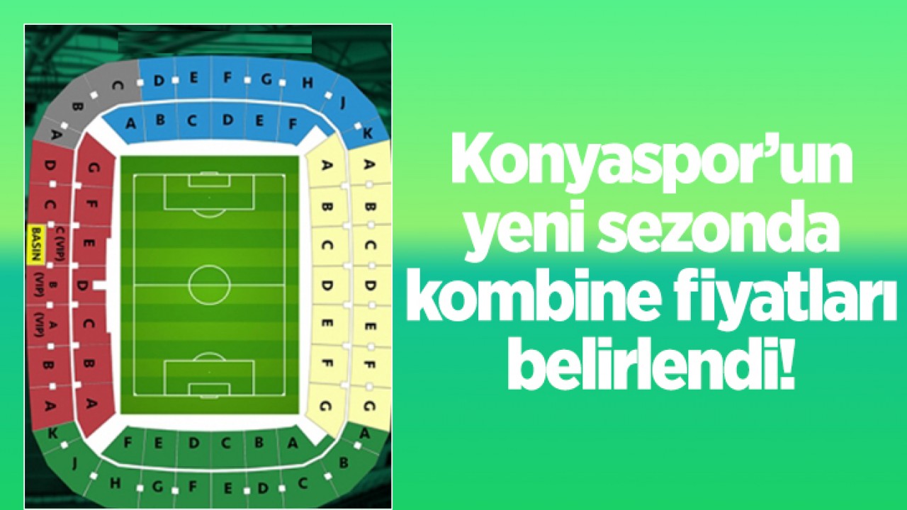 Konyaspor'da kombine biletleri satışa çıkıyor: İşte fiyatlar