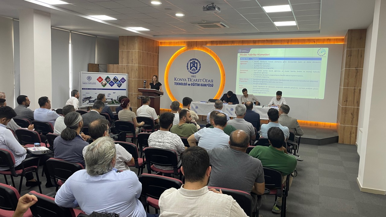 Konya'da Model Fabrika Uygulamaları bilgilendirme toplantısı yapıldı
