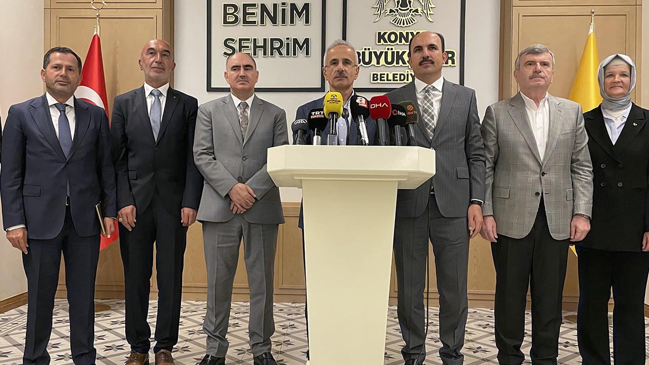 Ulaştırma ve Altyapı Bakanı Abdulkadir Uraloğlu Konya’da konuştu: KONYARAY Projesi başladı