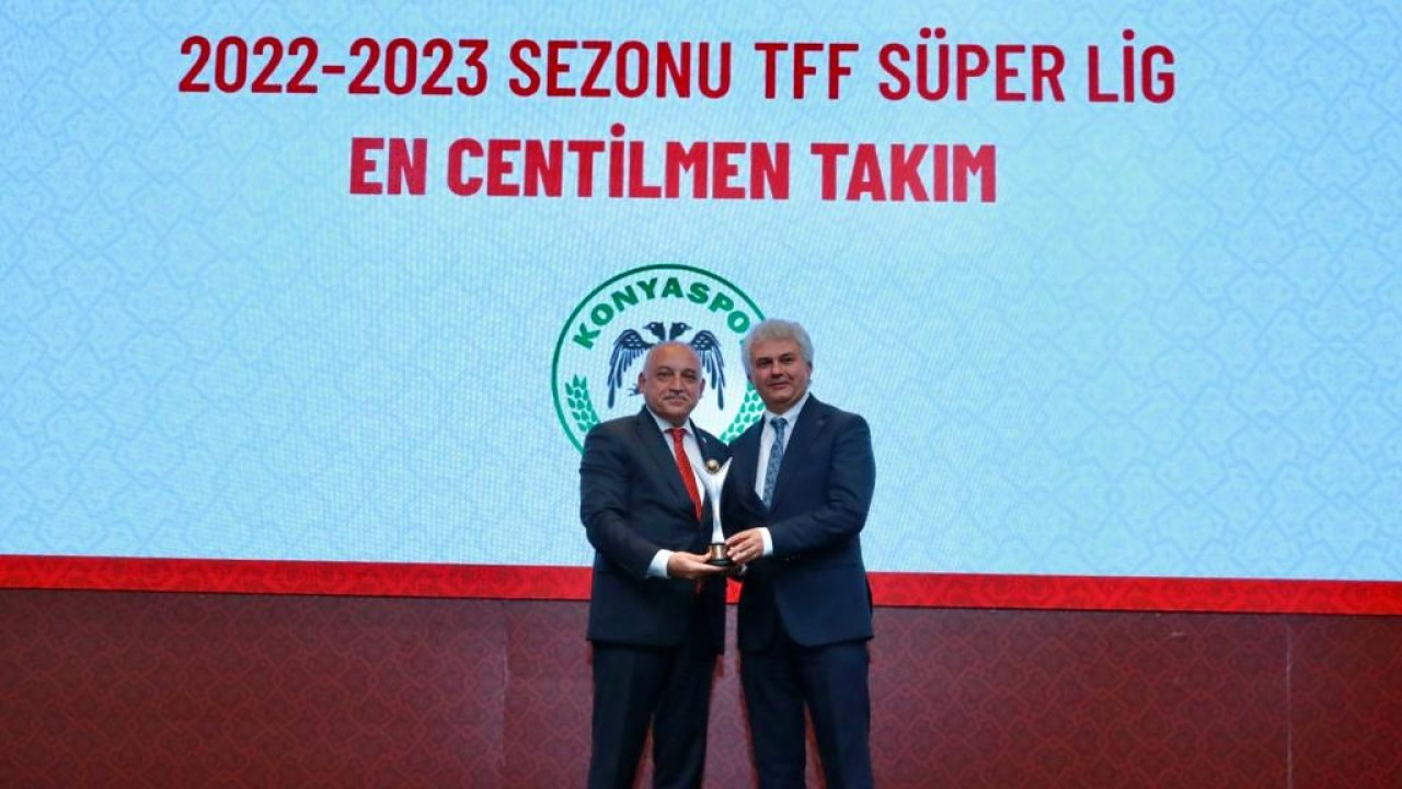 Konyaspor, 'Süper Lig'in En Centilmen Takım'ı seçildi
