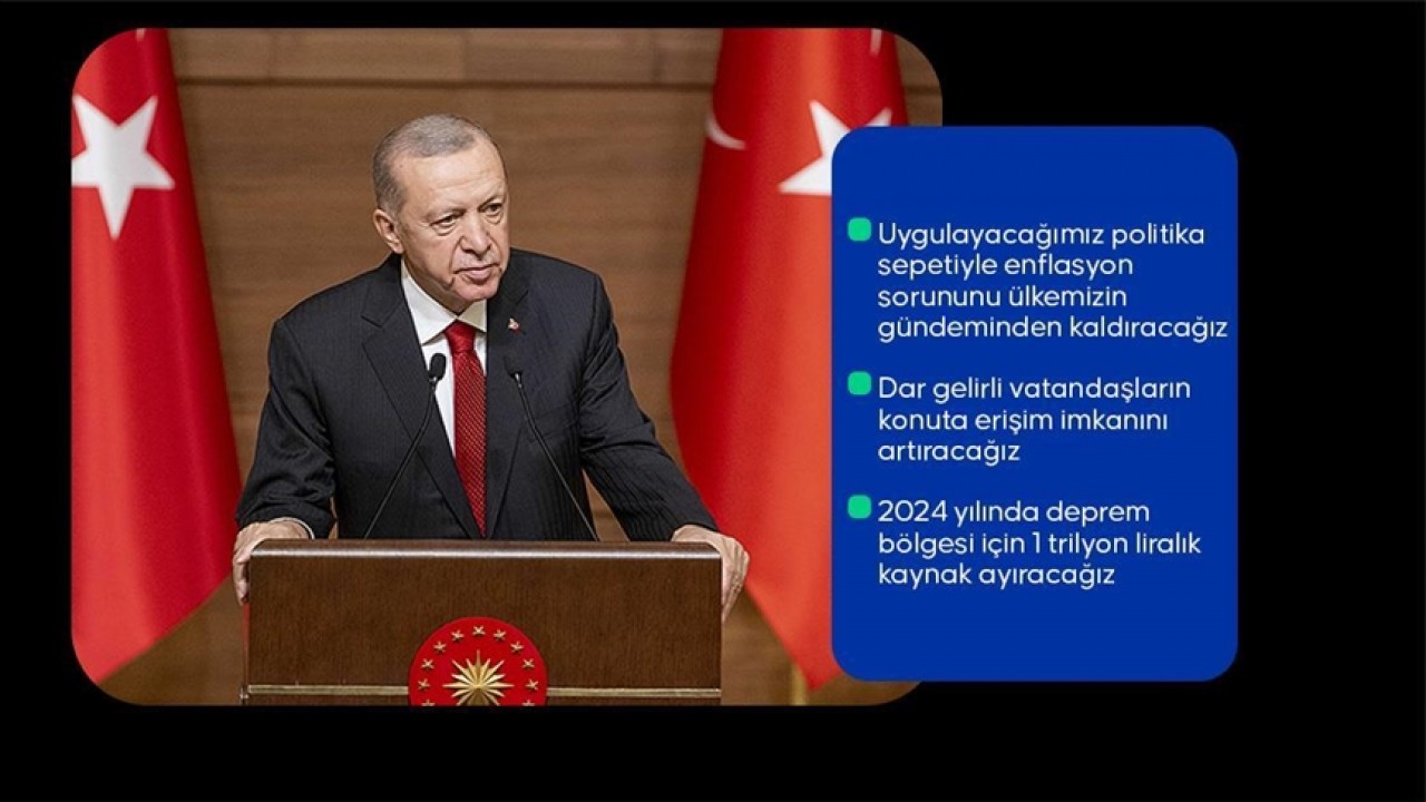 Cumhurbaşkanı Erdoğan Orta Vadeli Program'ı açıkladı: Atılım sürecini başlatacağız