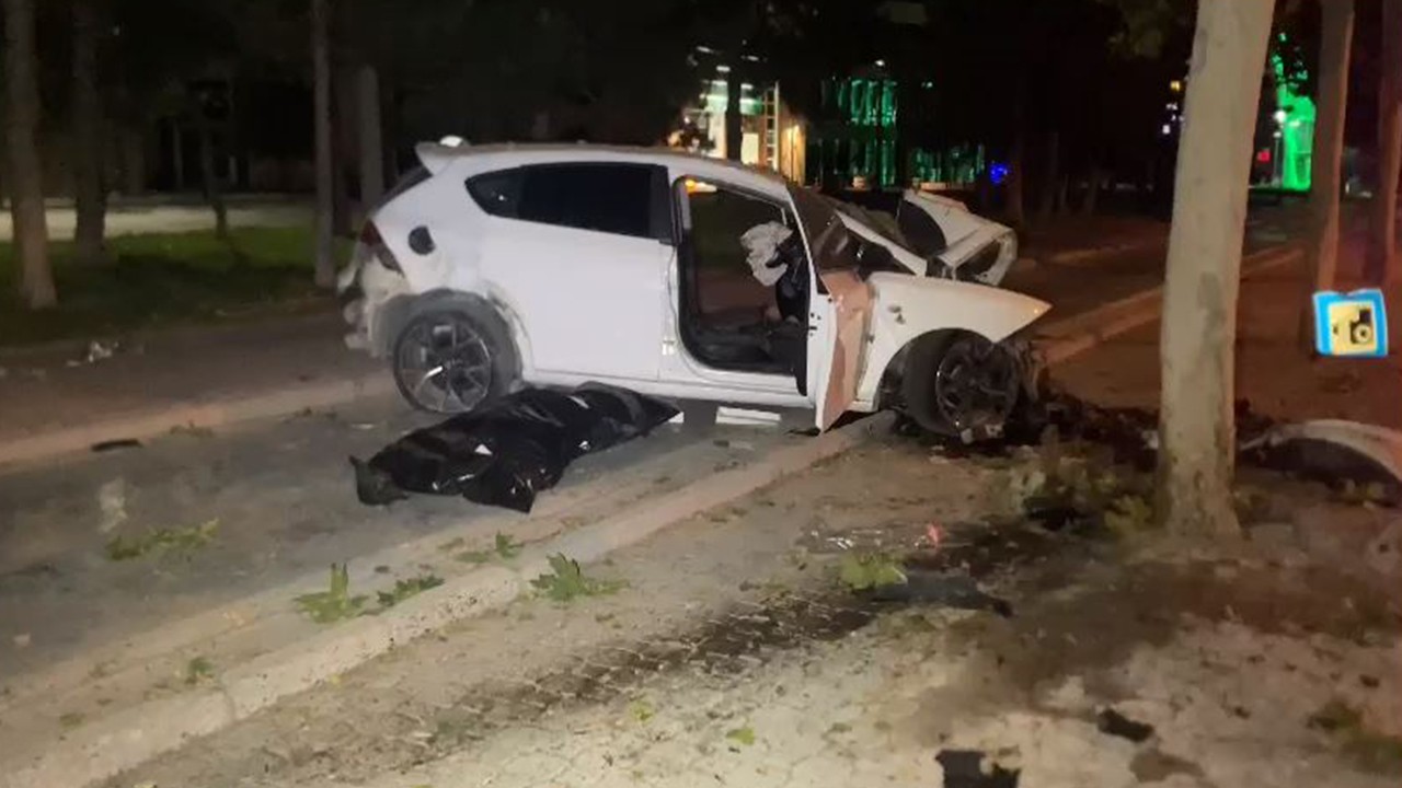 Konya’da alkollü sürücü ağaca çarptı: 1 kişi hayatını kaybetti,1 kişi yaralı
