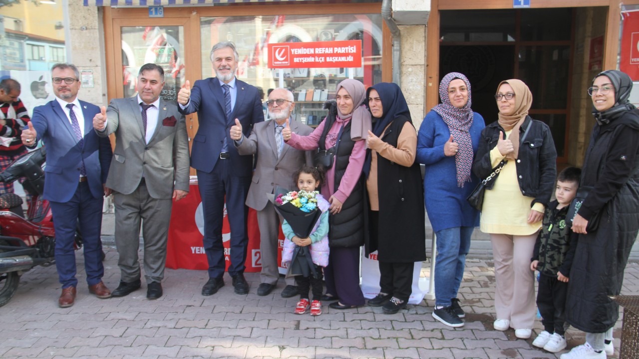 Yeniden Refah Partisi Genel Başkan Yardımcısı Mehmet Altınöz Beyşehir’de