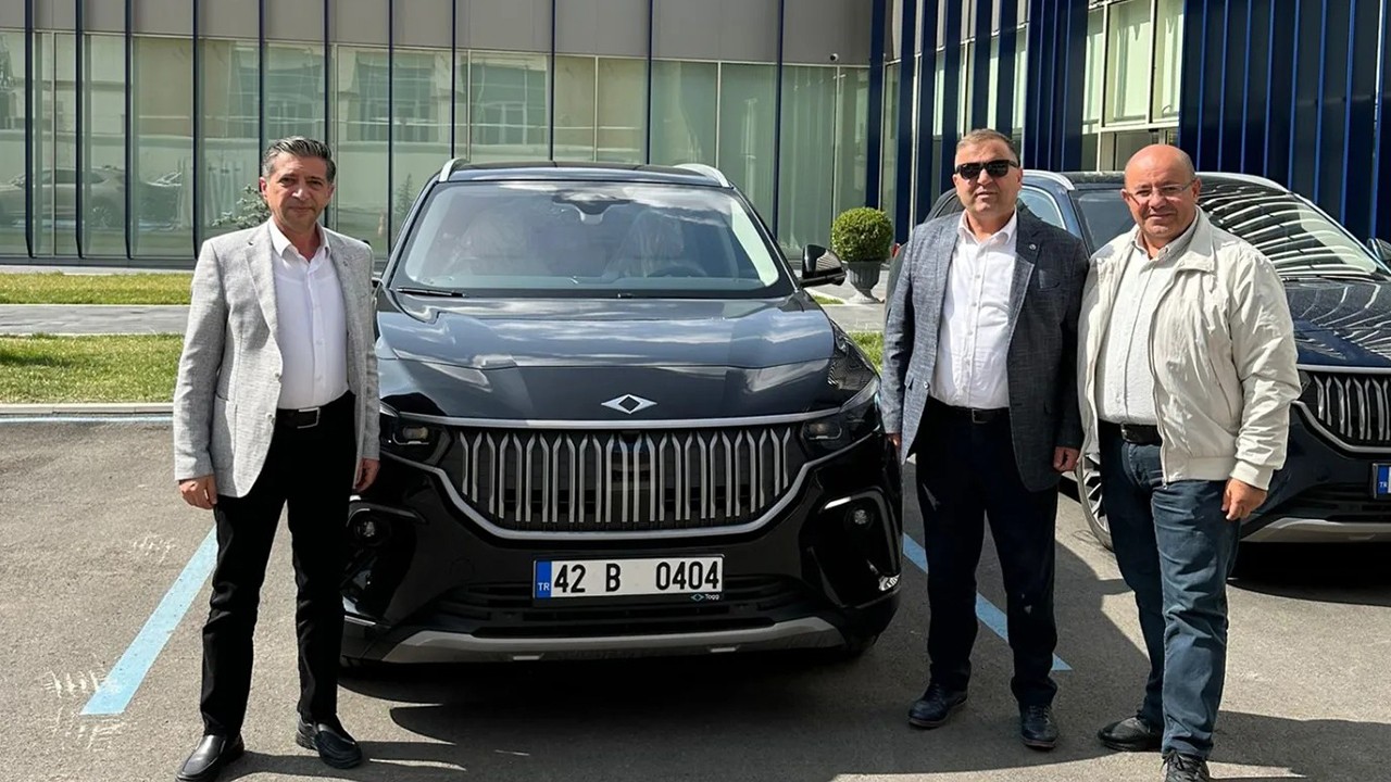 Beyşehir TSO, Türkiye'nin yerli otomobili Togg'u teslim aldı