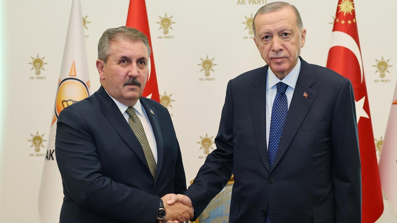 Cumhurbaşkanı Erdoğan BBP Genel Başkanı Destici’yi kabul etti