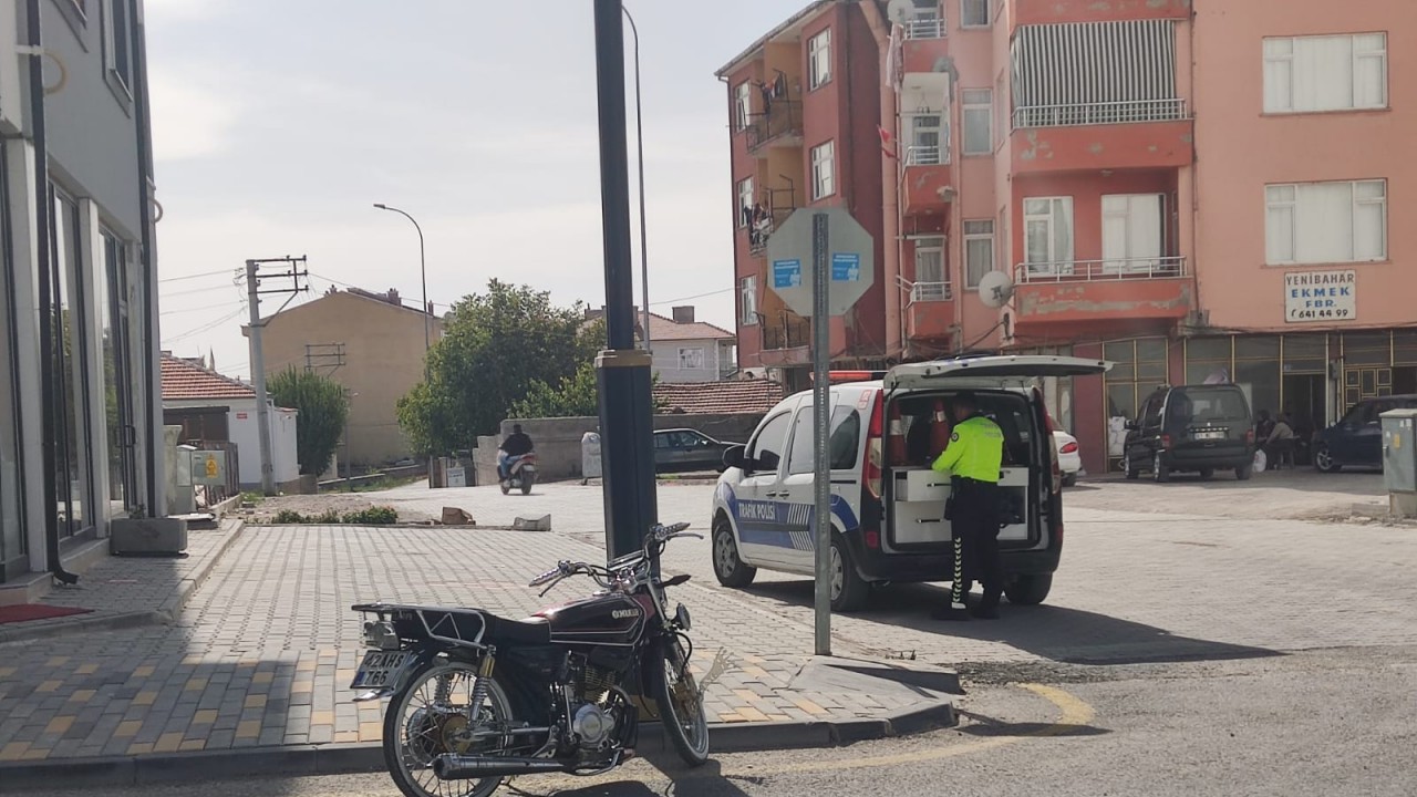 Konya'da motosiklet çocuğa çarptı