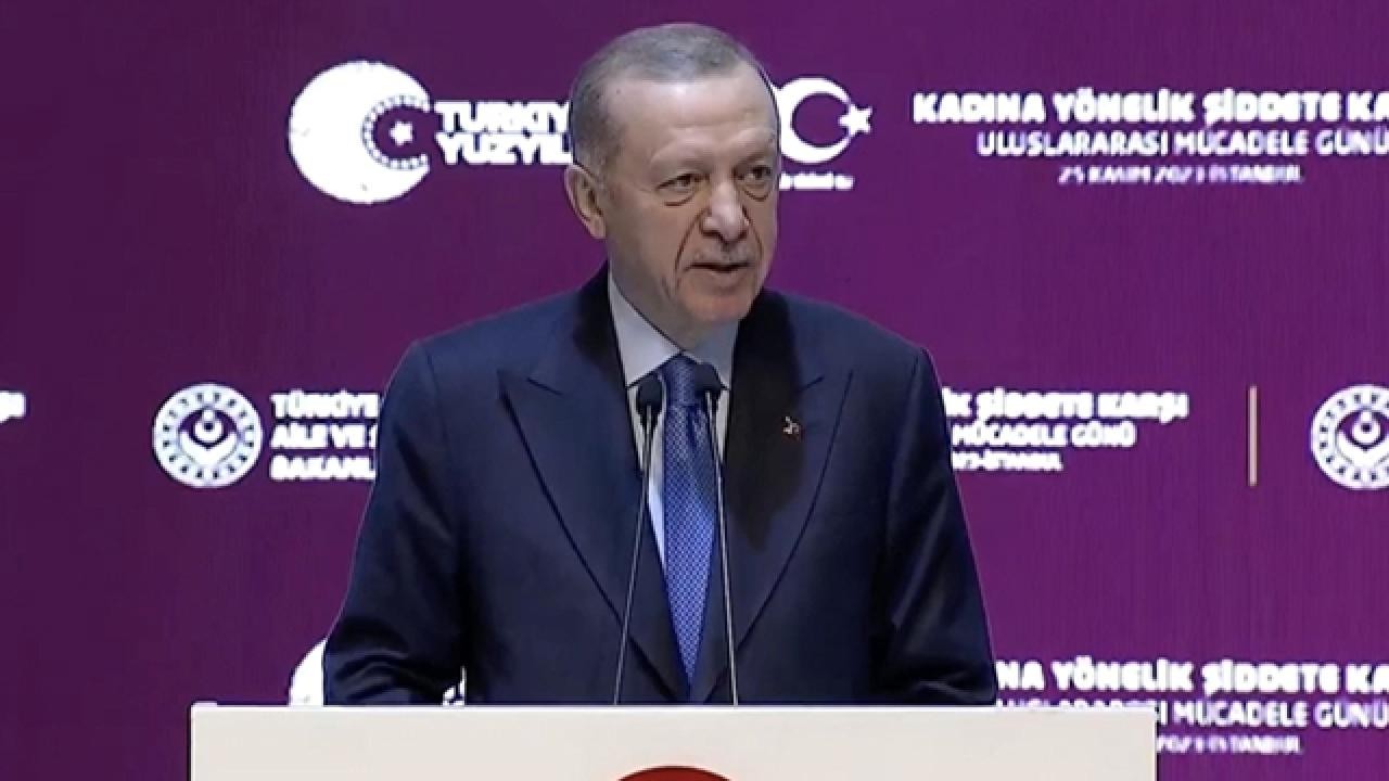 Cumhurbaşkanı Erdoğan: Kadına yönelik şiddetle mücadeleyi temel politikamız haline getirdik