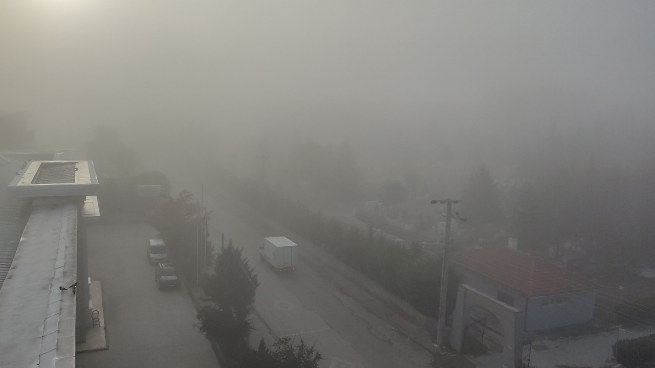 Kulu’da yoğun sis