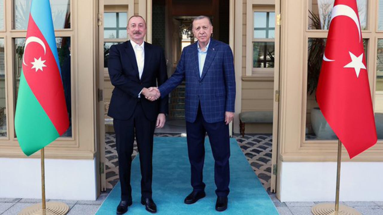 Cumhurbaşkanı Erdoğan'dan Azerbaycan Cumhurbaşkanı Aliyev'e tebrik mesajı