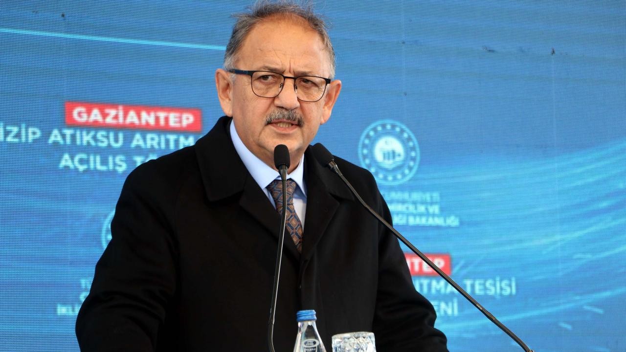 Bakan Özhaseki: Türkiye’de hareketli 485 fay hattı var tedbir almak gerekiyor