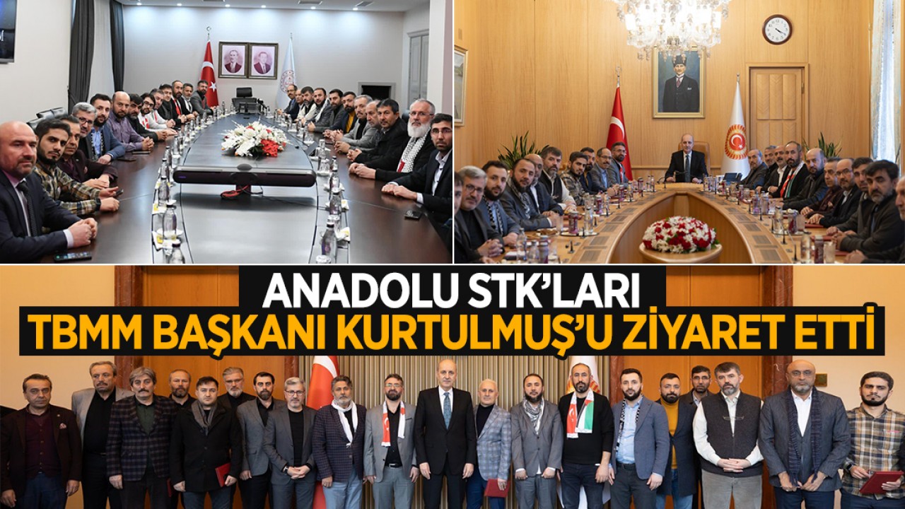 Anadolu Sivil Toplum Platformu TBMM Başkanı Kurtulmuş'u ziyaret etti